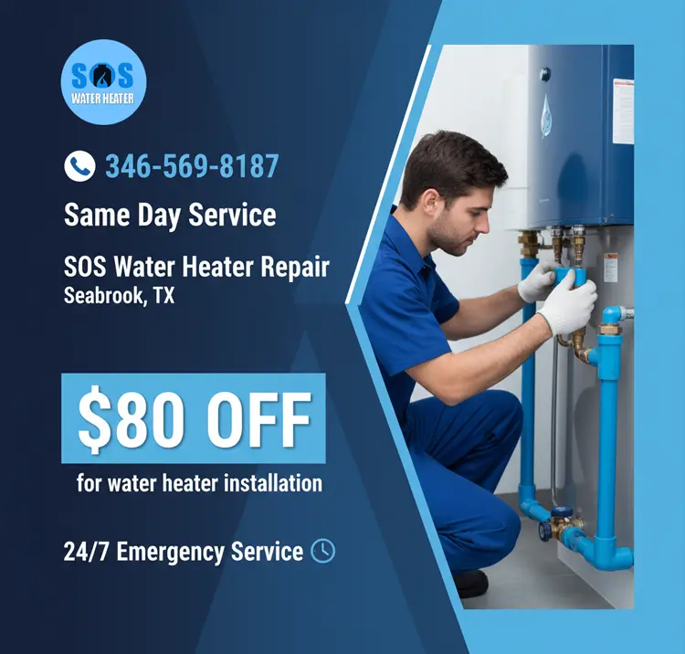 SOS Water Heater Seabrook offer